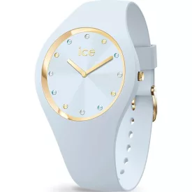 Ice Watch Cosmos Clear Sky orologio da donna 37mm 022360, quadrante blu, cinturino in silicone blu