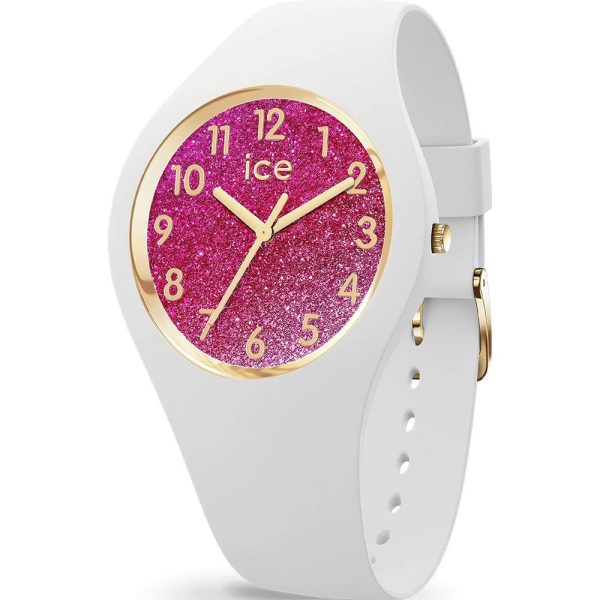 Ice Watch Glitter White Pink orologio da donna 34mm 022572