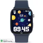 Ice Watch Smart Junior 3.0 Blue orologio per bambini 35mm 024547, quadrante nero, cinturino in silicone blu