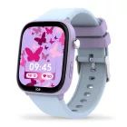 Ice Watch Smart Junior 3.0 Purple orologio per bambini 35mm 024550, quadrante nero, cinturino in silicone blu