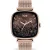 Ice Watch Smart SQ 2.0 square 1.70 smartwatch da donna 025233, quadrante nero, cinturino in acciaio inossidabile oro rosa