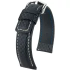 Hirsch Carbon L cinturino dell'orologio 02592050-2-22
