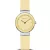 Bering Classic orologio da donna 10129-600, quadrante giallo, cinturino in silicone giallo