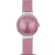 Bering Classic orologio da donna 10129-909, quadrante rosa, cinturino in silicone rosa