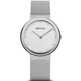 Bering Classic orologio da donna 10135-0005, quadrante argento, cinturino in acciaio inossidabile argento