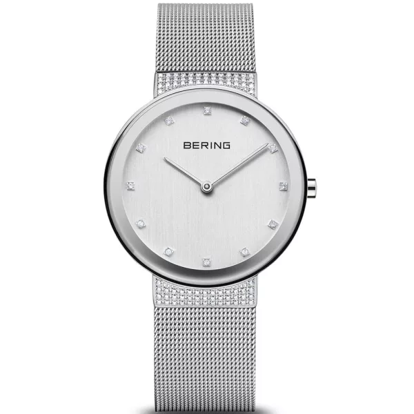 Bering Classic orologio da donna 10135-0005, quadrante argento, cinturino in acciaio inossidabile argento
