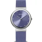 Bering Classic orologio da donna 10135-908, quadrante viola, cinturino in acciaio inossidabile viola