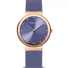 Bering Classic orologio da donna 10135-968, cinturino in acciaio inossidabile viola
