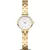 Bering Classic orologio da donna 11022-734, quadrante bianco, cinturino in acciaio inossidabile oro