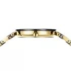 Bering Ceramic orologio da donna 11429-732, quadrante nero, cinturino in acciaio inossidabile oro