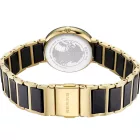 Bering Ceramic orologio da donna 11429-732, quadrante nero, cinturino in acciaio inossidabile oro