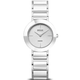 Bering Ceramic orologio da donna 11429-753, cinturino in acciaio inossidabile argento