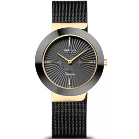 Bering Ceramic orologio da donna 11435-132, cinturino in acciaio inossidabile nero