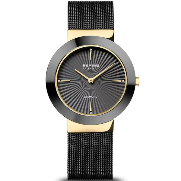 Bering Ceramic orologio da donna 11435-132, cinturino in acciaio inossidabile nero