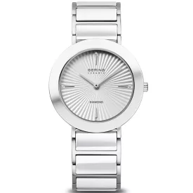 Bering Ceramic orologio da donna 11435-753, cinturino in acciaio inossidabile argento