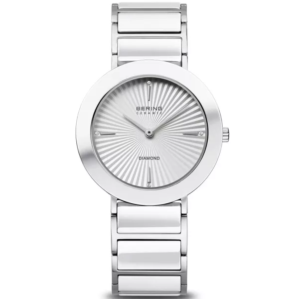 Bering Ceramic orologio da donna 11435-753, cinturino in acciaio inossidabile argento