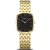 Bering Classic orologio da donna 12526-732, quadrante nero, cinturino in acciaio inossidabile oro