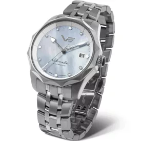 Vostok Europe Vilnelė orologio da donna VS42-125A755-B, cinturino in acciaio inossidabile argento