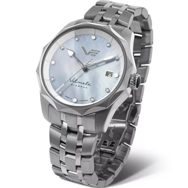 Vostok Europe Vilnelė orologio da donna VS42-125A755-B, cinturino in acciaio inossidabile argento