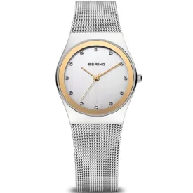 Bering orologio da donna 12927-010, quadrante argento, cinturino in acciaio inossidabile argento