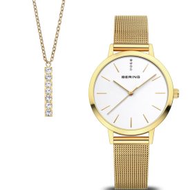 Bering Classic orologio da donna impostato 13434-334-GWP