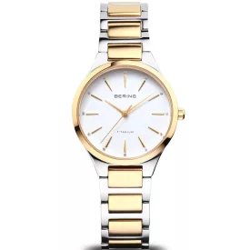 Bering Titanium orologio da donna 15630-701, cinturino in titanio oro