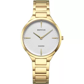 Bering Classic orologio da donna 15634-734, cinturino in acciaio inossidabile oro