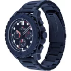 Tommy Hilfiger Morgan orologio da uomo 1710691, quadrante blu, cinturino in acciaio inossidabile blu
