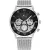 Tommy Hilfiger Legend orologio da uomo TH1710708, quadrante nero, cinturino in acciaio inossidabile argento