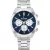 Tommy Hilfiger Hudson orologio da uomo TH1710722, quadrante blu, cinturino in acciaio inossidabile argento