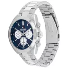 Tommy Hilfiger Hudson orologio da uomo TH1710722, quadrante blu, cinturino in acciaio inossidabile argento