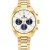 Tommy Hilfiger Hudson orologio da uomo TH1710723, quadrante bianco, cinturino in acciaio inossidabile oro