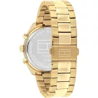 Tommy Hilfiger Hudson orologio da uomo TH1710723, quadrante bianco, cinturino in acciaio inossidabile oro