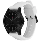 Tommy Hilfiger Bruce orologio da uomo TH1710740, quadrante nero, cinturino in silicone bianco