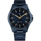 Tommy Hilfiger Bruce orologio da uomo TH1710742, quadrante blu, cinturino in acciaio inossidabile blu