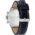 Tommy Hilfiger Kent orologio da uomo TH1710751, quadrante argento, cinturino in pelle blu