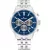 Tommy Hilfiger Kent orologio da uomo TH1710753, quadrante blu, cinturino in acciaio inossidabile argento