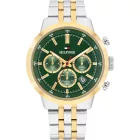 Tommy Hilfiger Kent orologio da uomo TH1710754, quadrante verde, cinturino in acciaio inossidabile argento