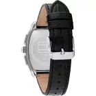 Tommy Hilfiger Oxford orologio da uomo TH1710761, quadrante nero, cinturino in pelle nero