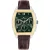 Tommy Hilfiger Oxford orologio da uomo TH1710762, quadrante verde, cinturino in pelle marrone