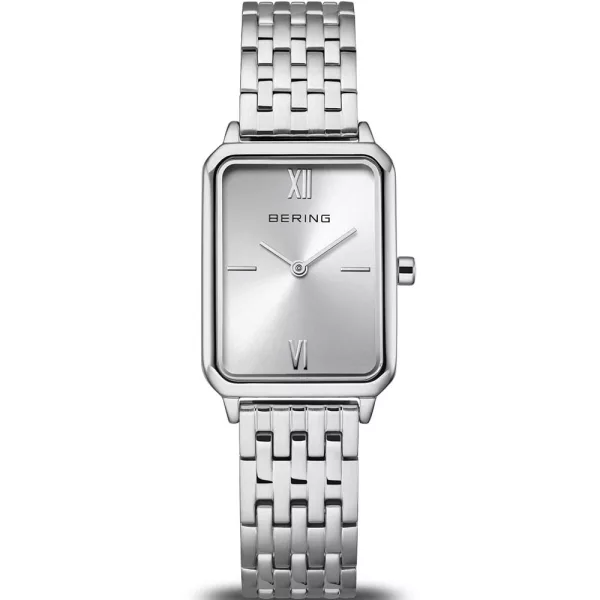 Bering Classic orologio da donna 17423-700, quadrante argento, cinturino in acciaio inossidabile argento