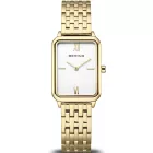 Bering Classic orologio da donna 17423-734, quadrante bianco, cinturino in acciaio inossidabile oro