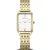 Bering Classic orologio da donna 17423-734, quadrante bianco, cinturino in acciaio inossidabile oro