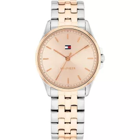 Tommy Hilfiger Jade orologio da donna TH1782772, quadrante oro rosa, cinturino in acciaio inossidabile argento