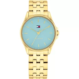 Tommy Hilfiger Jade orologio da donna TH1782776, quadrante verde, cinturino in acciaio inossidabile oro