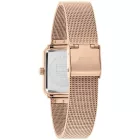 Tommy Hilfiger Tea Square orologio da donna TH1782792, quadrante oro rosa, cinturino in acciaio inossidabile oro rosa