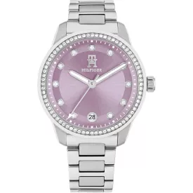 Tommy Hilfiger Crystals orologio da donna TH1782793, cinturino in acciaio inossidabile argento