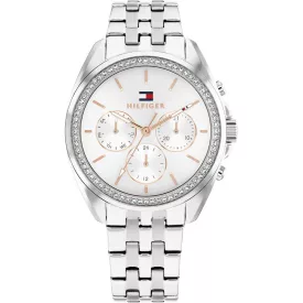 Tommy Hilfiger Mellie orologio da donna TH1782802, quadrante argento, cinturino in acciaio inossidabile argento