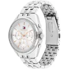 Tommy Hilfiger Mellie orologio da donna TH1782802, quadrante argento, cinturino in acciaio inossidabile argento