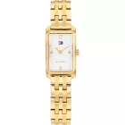 Tommy Hilfiger Madison orologio da donna TH1782863, quadrante argento, cinturino in acciaio inossidabile oro